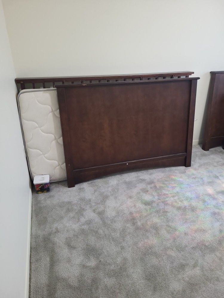 Twin Over Full Real Wood Bunk Bed