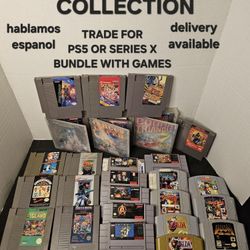 NINTENDO COLLECTION TRADE FOR PS5 OR SERIES X BUNDLE