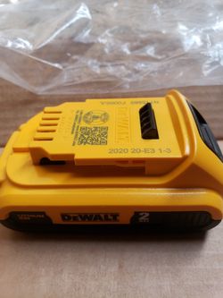 DEWALT BATTERY 20V 2AH