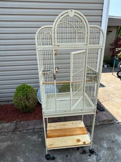 Parrots cage 23 1/2 x 17 x 64 1/2 Hight