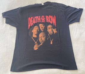 Death Row Records (Snoop Dogg, Dr. Dre, 2Pac & Suge Knight) T-Shirt (2XL)