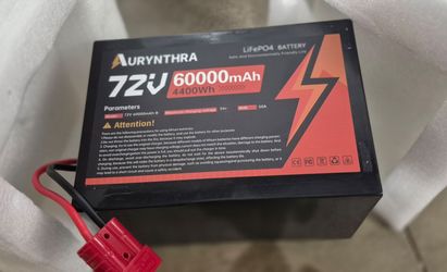 72v 60ah battery(new)