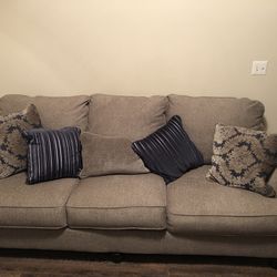 Gently Used Couch - Grey/Pewter