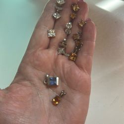 Earrings And Matching Pendants 