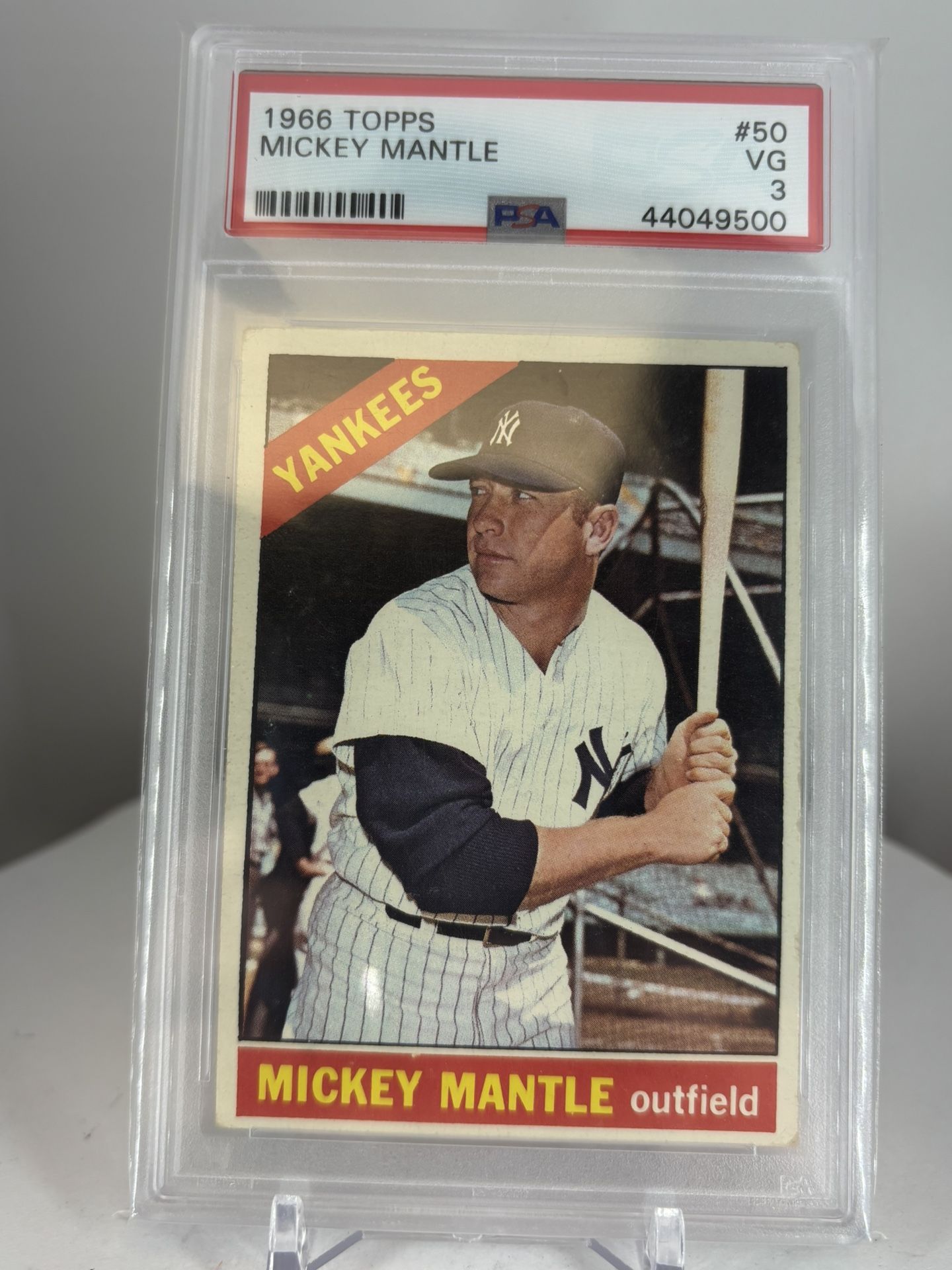 Mickey Mantle Graded Cards Sold Individually Or As A Lot