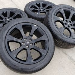 Ford Explorer OEM 21" Black Wheels And Tires
