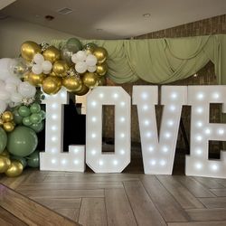4ft Marquee letters “LOVE”