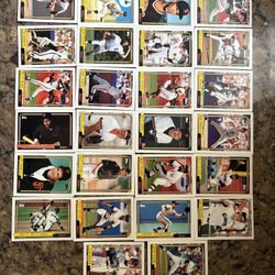 1992 San Francisco Giants 25 Players- Pristine Cards