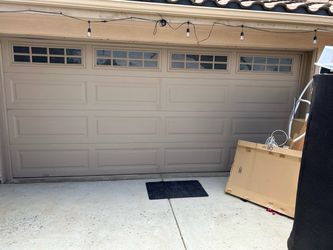 Full garage door and opener and new heavy duty springs