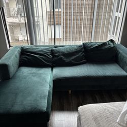 Jade Green Sectional