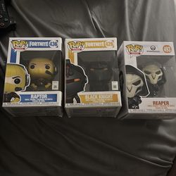 3 funko pops