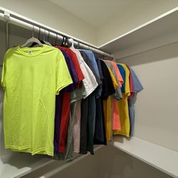 10 Pcs T Shirts Unisex, Men&Women. Perfect For Sports And At Home. 