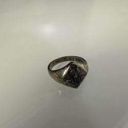 Vintage 925 Sterling Silver Cubs BSA Boy Scouts Of America Ring Size 6.25