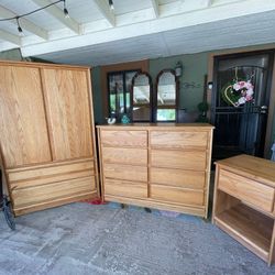 Gorgeous Wood Dressers Set 