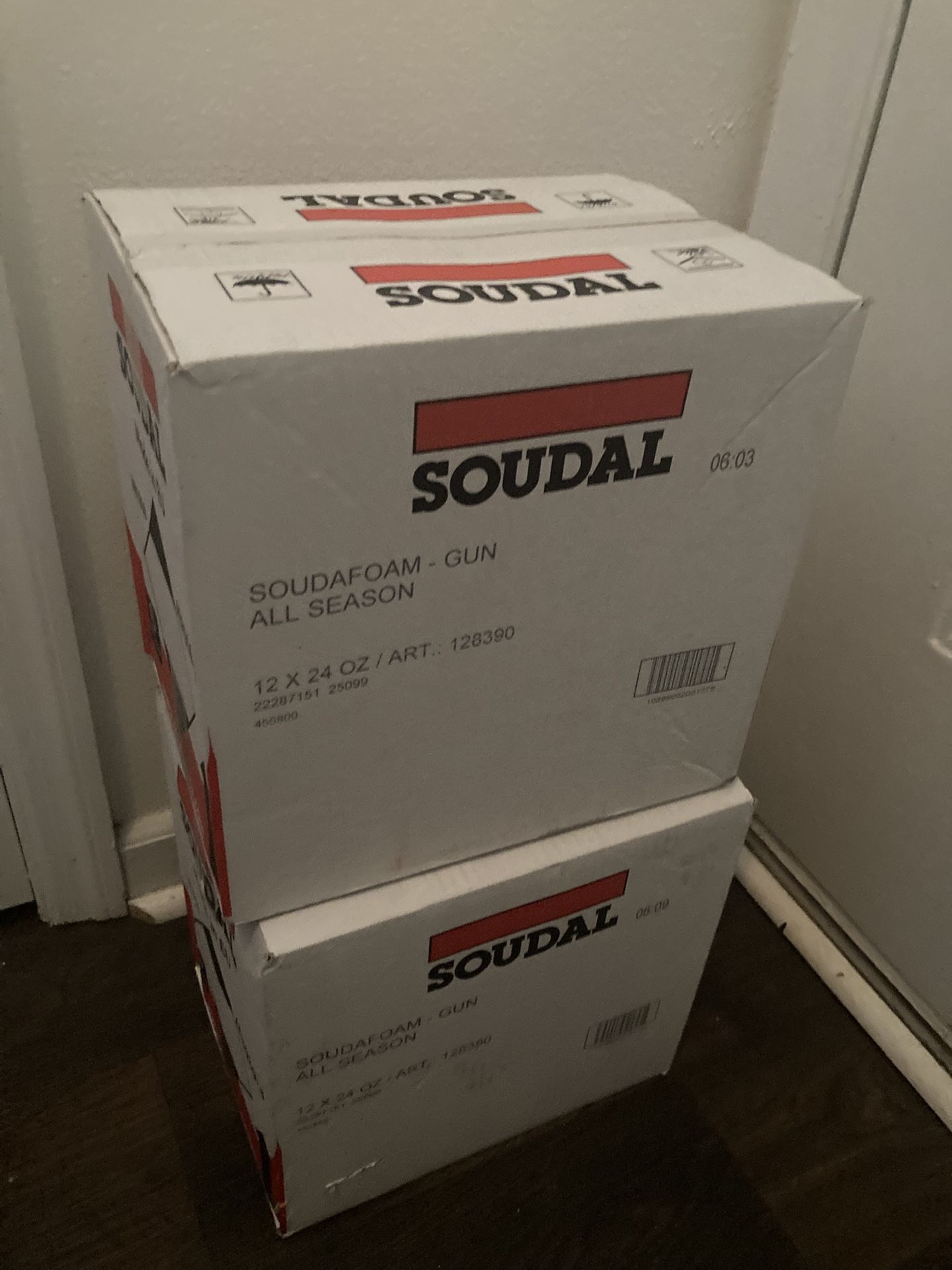 Soudal soudafoam all seasons 12x 24 QZ (5 boxes)