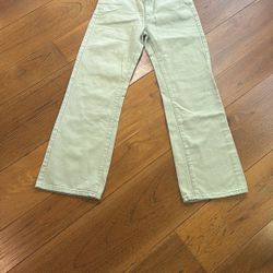 Princess Polly Lester Mom Jeans Sage Green