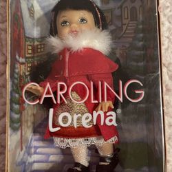 2001 Kelly Club Caroling Lorena is an Ornament Too.   Mint In Box