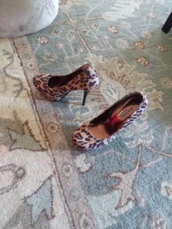 Charlotte Russe Leopard Print Stilletoes