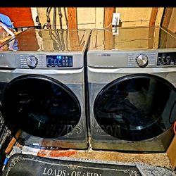 Samsung Washer And Dryer. Super Speed , Steam & Smart Things 