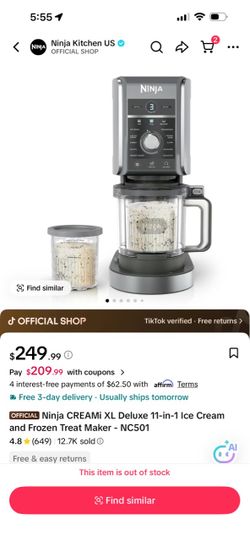Ninja creami XL deluxe