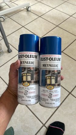 2 cans Rust-Oleum Metallic Spray Paint – 2 Cans for 7