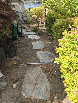 Slate Rock Stepping Stones - 20 of them