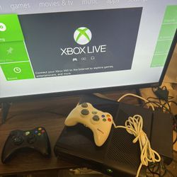 Xbox 360 E console with 2 controllers $120, 1 wired & 1 wireless controller pickup Inman SC or can ship I sale games $5-$10 each over 300 different ti