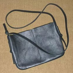 MADEWELL THE KNOTTED CROSSBODY BAG MC301 LEATHER BLACK Excellent!