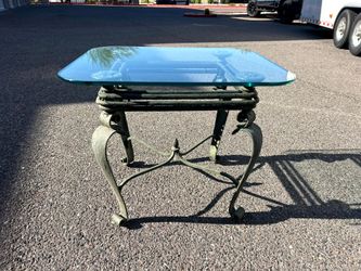 Glass End Table