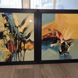 Abstract Hand Painted Oil Paintings