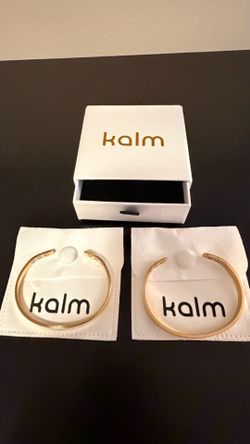 Kalm Magnetic Bracelets (2) for women - gold