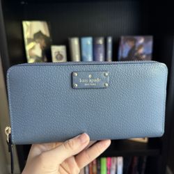 Blue Kate Spade Wallet