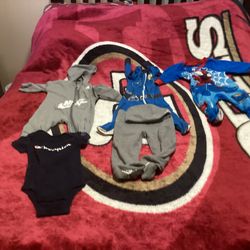 Baby Boys Lot Of Clothes Different Sizes Newborns And Up