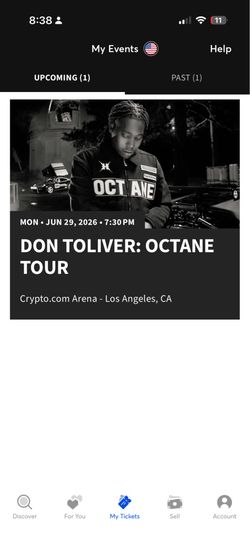 Don Toliver Tickets Monday 06/29