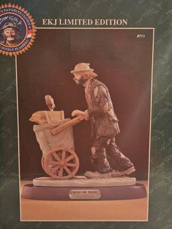 EMMETT KELLY JR SIGNATURE COLLECTION-THE FINISHING TOUCH-#9(contact info removed) OF 7500