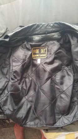 Leather jacket & Chaps