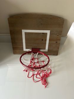 Basketball Hoop to hang on wall. In bedroom or outside. Like new $35