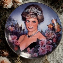 Princess Diana Collectible Plate Set by Franklin Mint Heirloom
