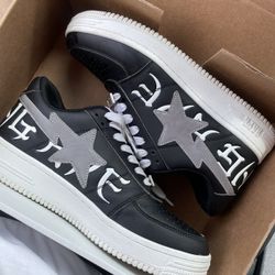 Bapesta Low “Black 3M” 