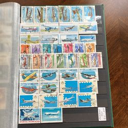 Airplanes postage stamps ,Worldwide Stamps