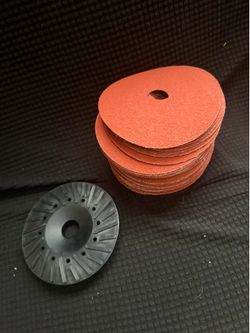 New Angle Grinder Sanding Discs Stack + Turbo Backing Pad