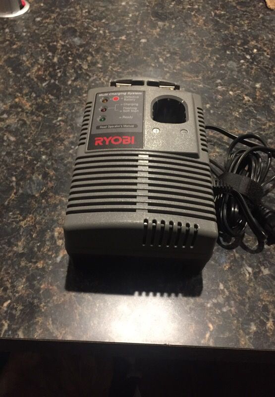 Cordless drill battery charger by Ryobi multi charging system
