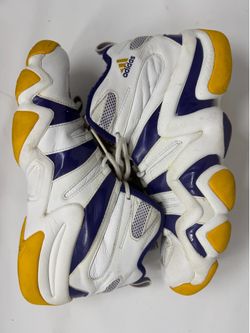Size 9 Men Adidas 2006 Kobe Bryant CRAZY 8 LAKERS HOME OG Basketball Shoes VINTAGE Clean READ