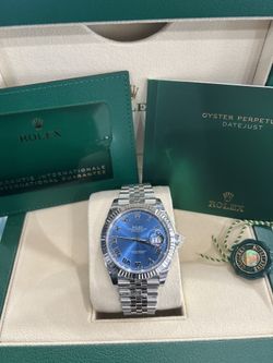 Rolex Datejust 41mm 126334 Blue Roman