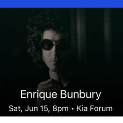 Enrique Bunbury Tickets 
