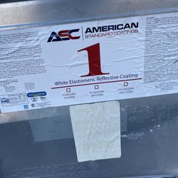 White acrylic Roof Coating