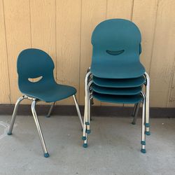 Virco Kids Stacking Chairs Metal Frame 