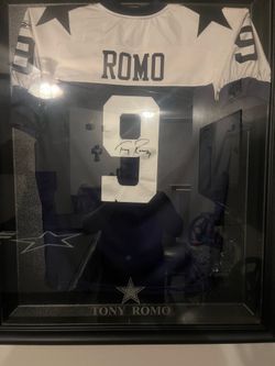 Signed Romo Aikman Staubach jersey!!!