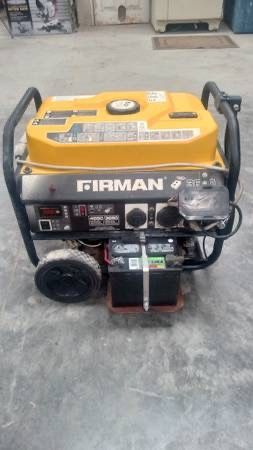 Fireman Remote Start 120 Volt Generator , Electric Start, Quiet