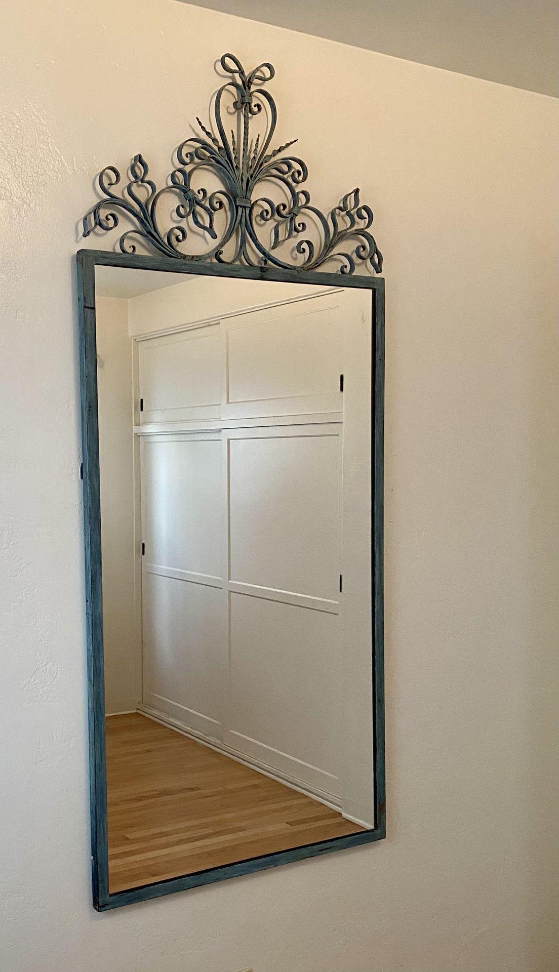 Beautiful Large Iron Wall Mirror 250 o. b. o.